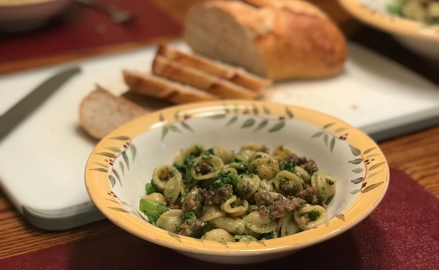 Broccoli Bolognese with Orecchiette